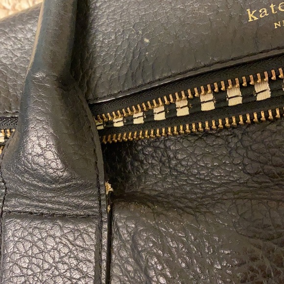 Kate Spade black leather purse good used condition - Picture 4 of 10